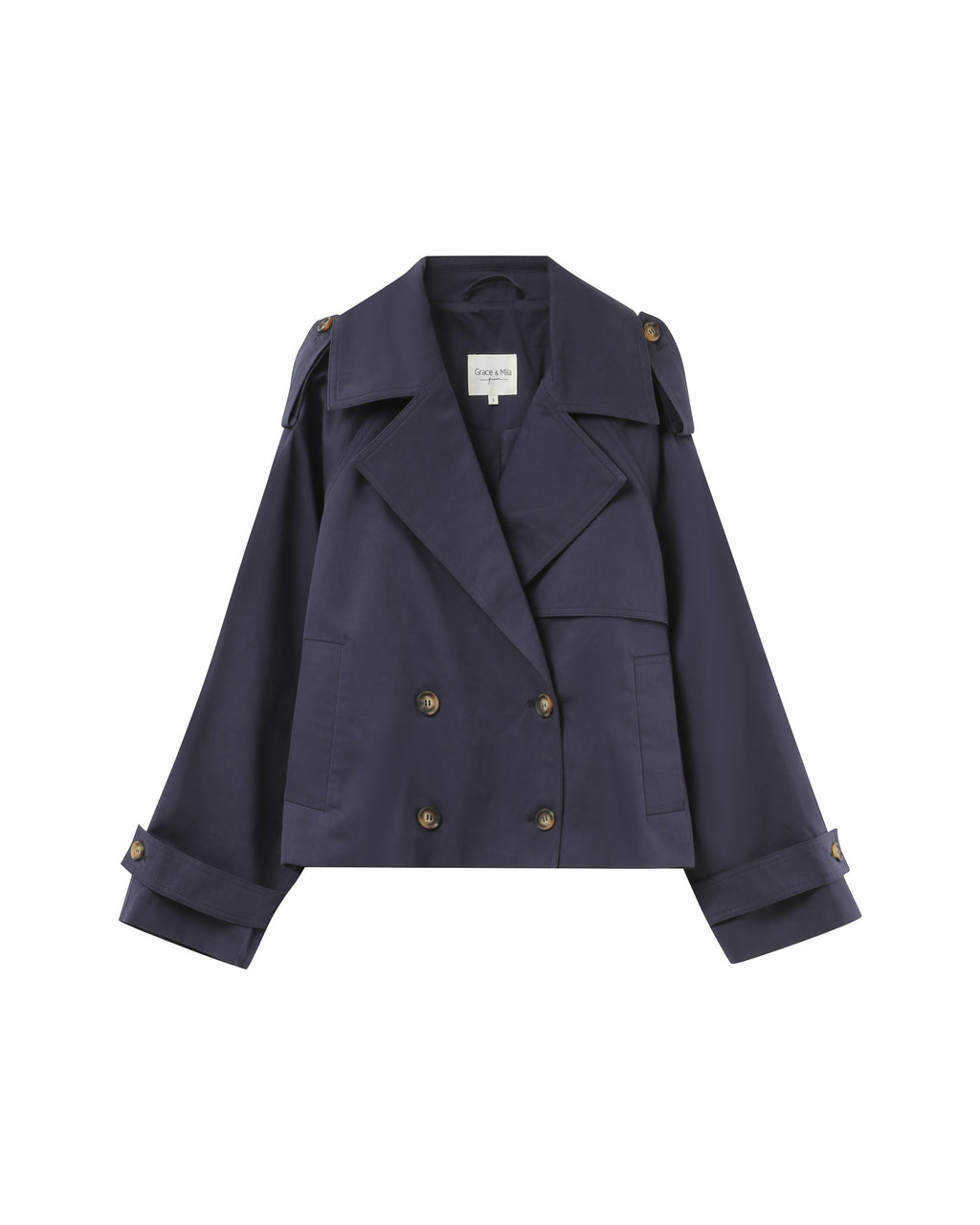 Spring Trench Coat - Navy