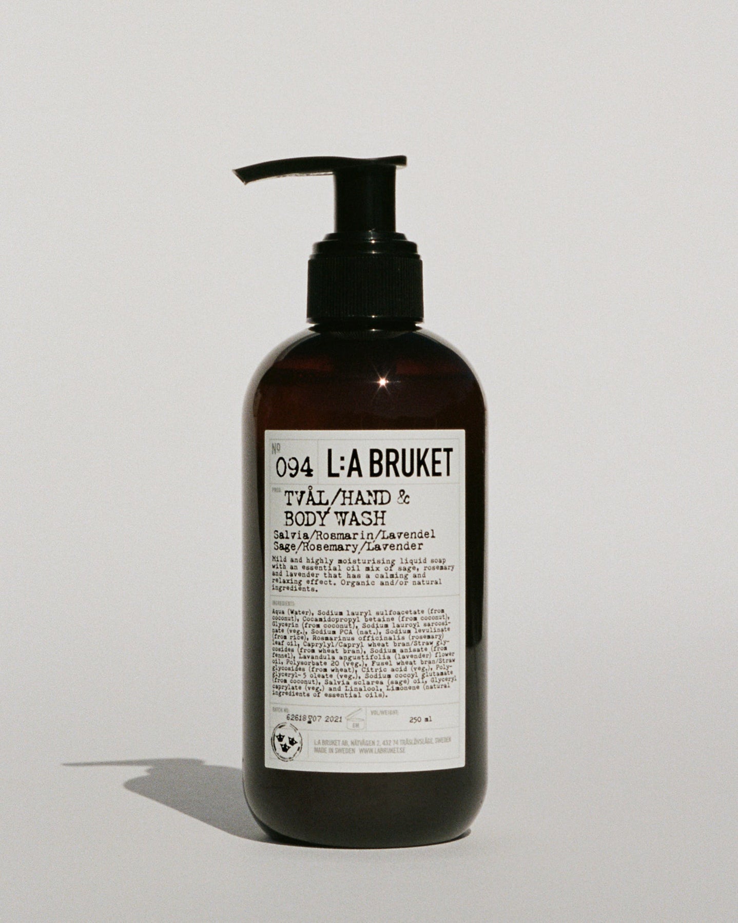 094 Hand and Body Wash Sage / Rosemary / Lavender