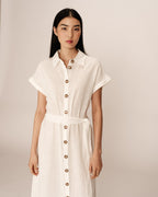 Robe Longue Prudence - Ecru