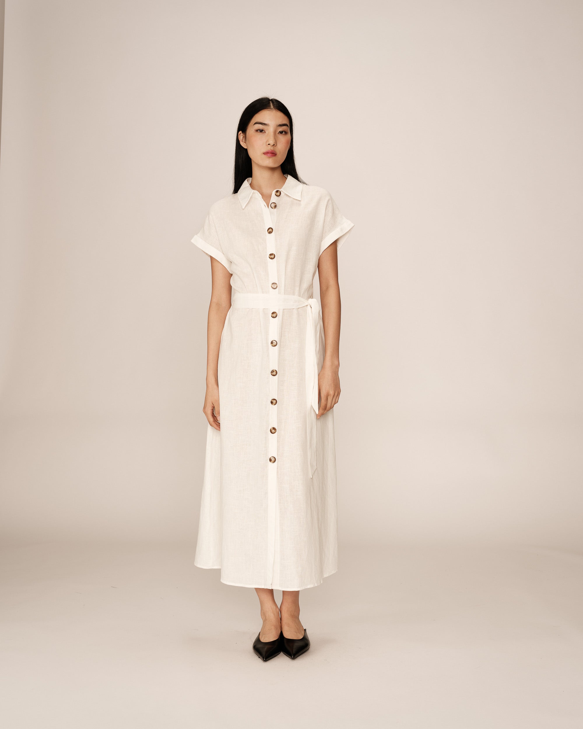 Robe Longue Prudence - Ecru