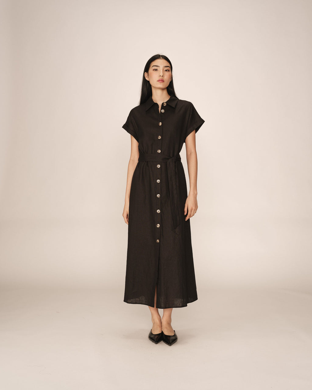Prudence Long Dress - Black