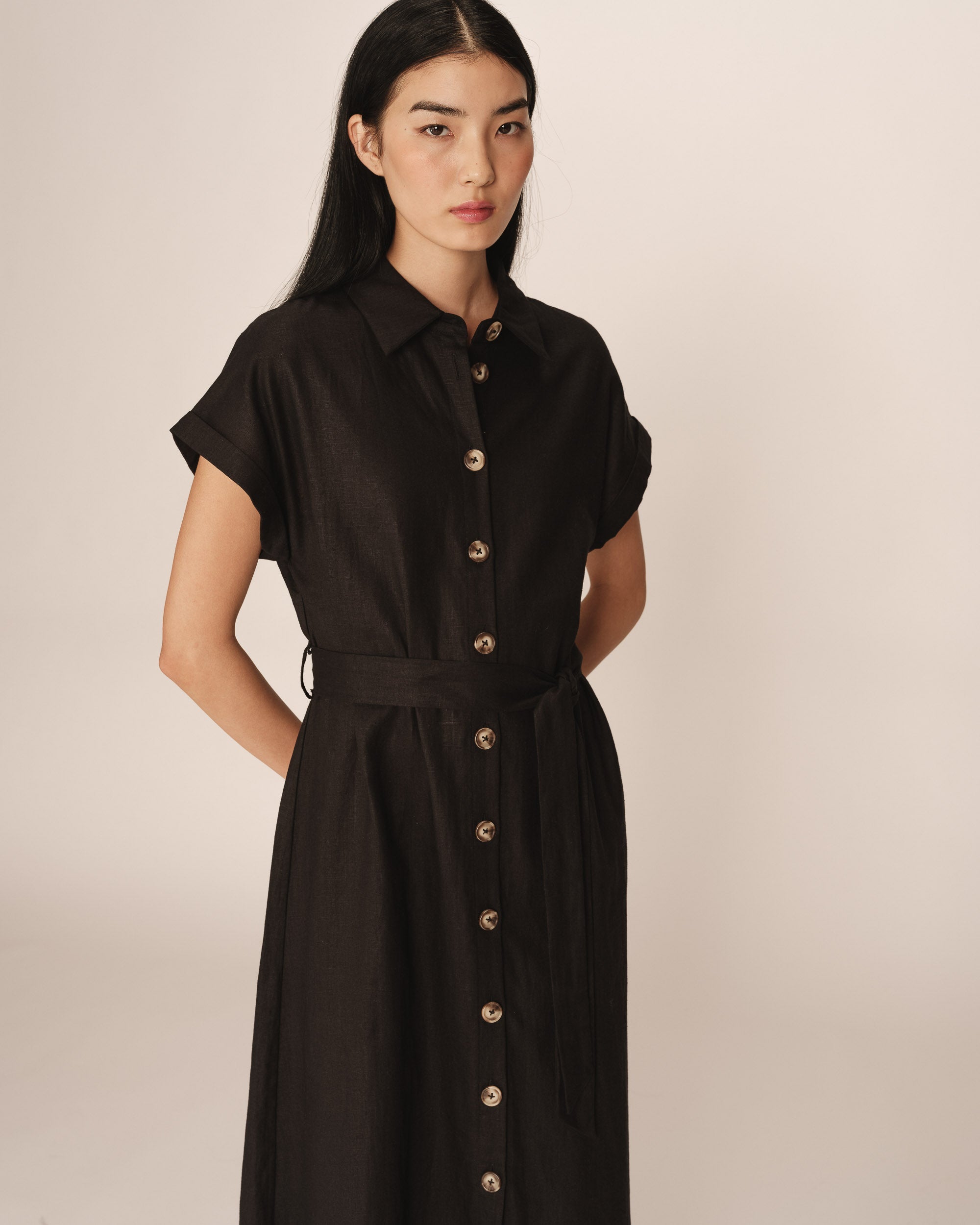 Prudence Long Dress - Black