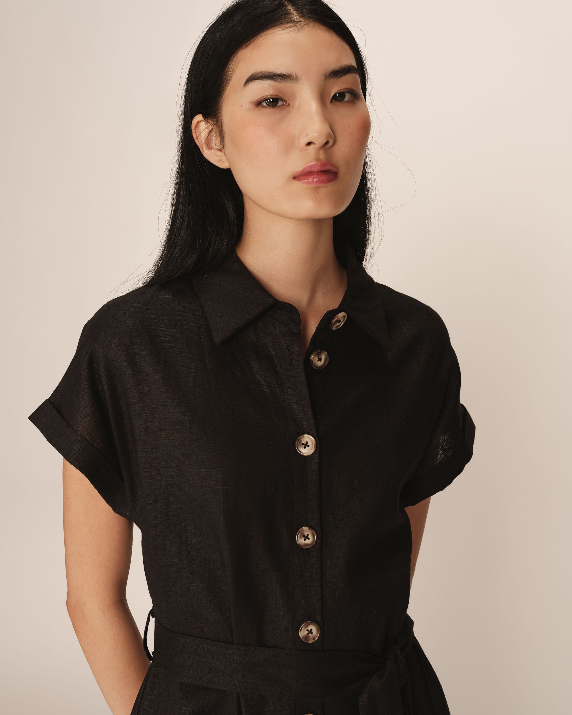 Prudence Long Dress - Black