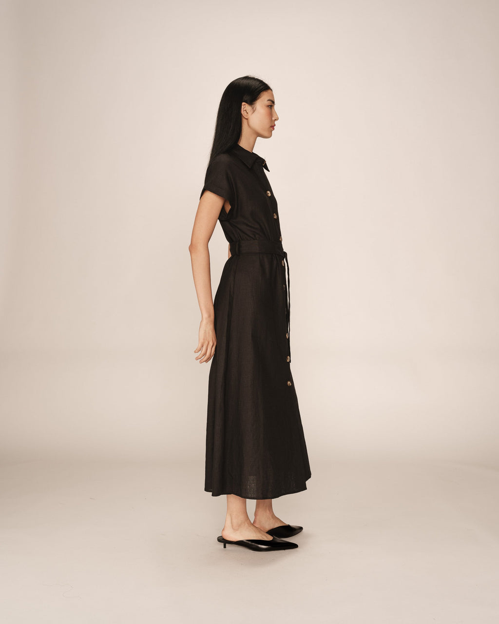Prudence Long Dress - Black
