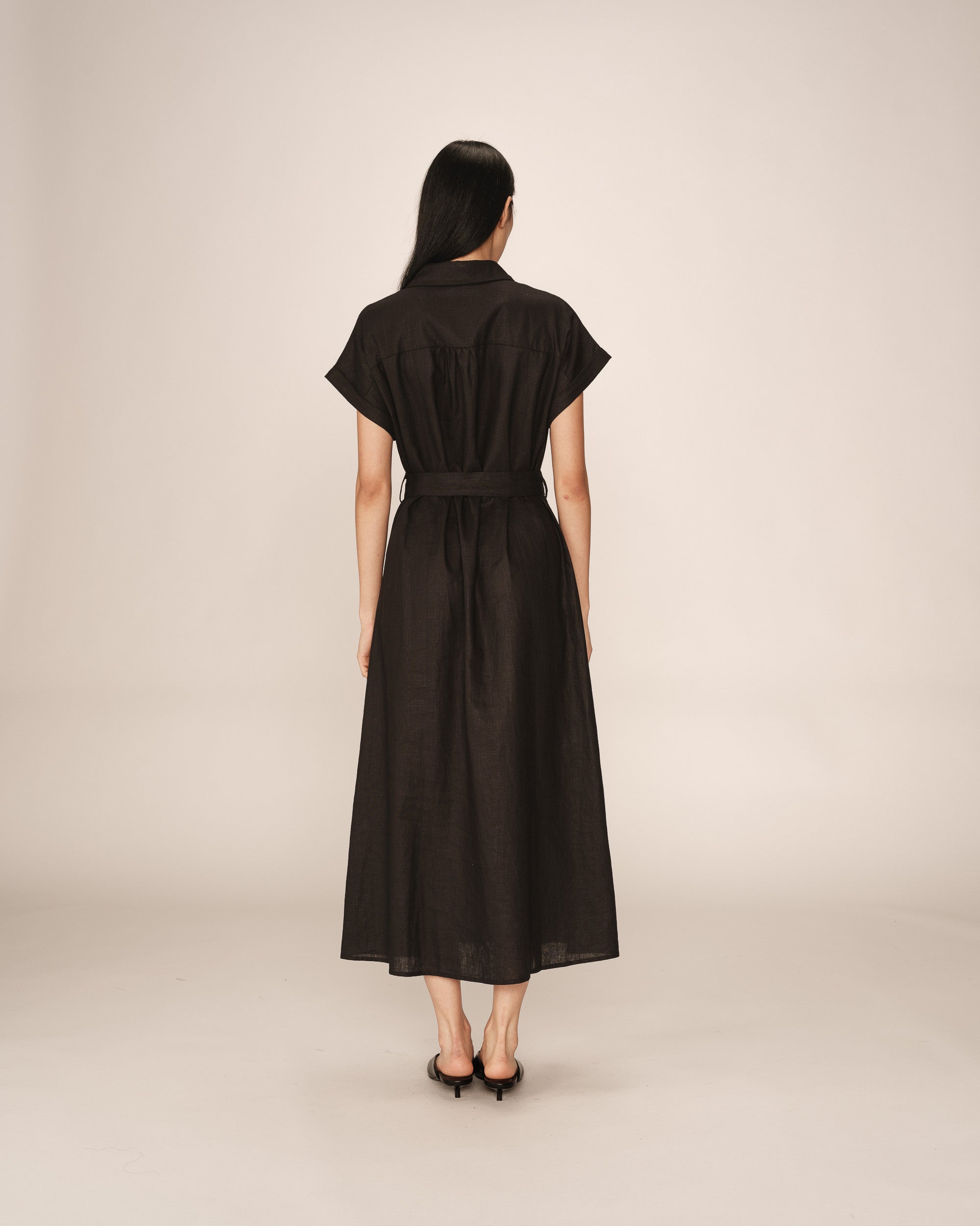 Prudence Long Dress - Black