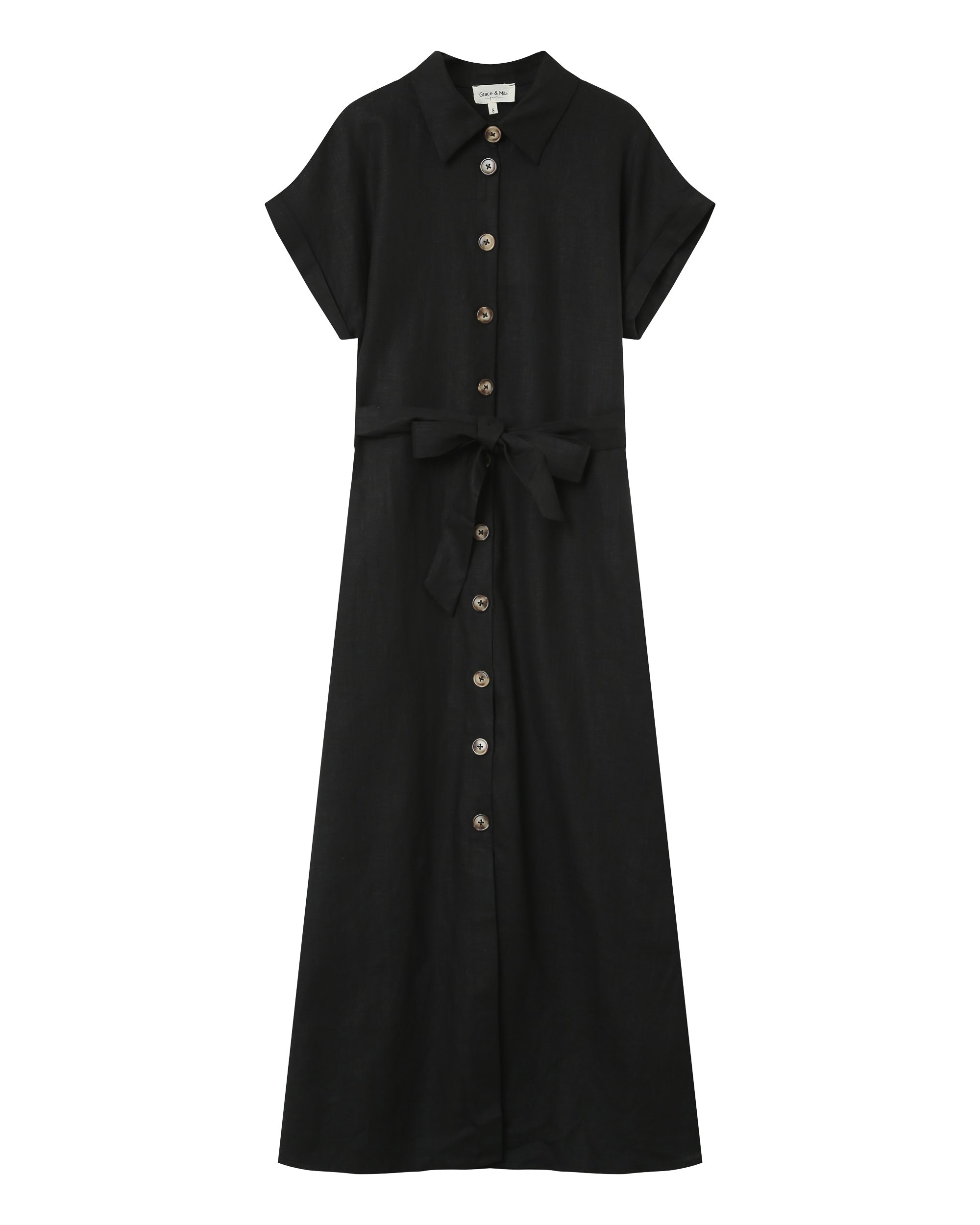 Prudence Long Dress - Black