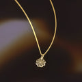 Pendentif "Médaillon Flora" Or Jaune 375/1000