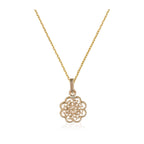 Pendentif "Médaillon Flora" Or Jaune 375/1000