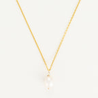 Pendentif Gama Perle - Or Jaune
