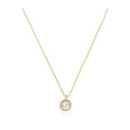 Pendentif "Lettre S Dorée" Or Jaune 375/1000