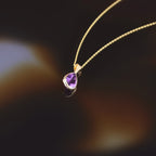 Pendentif Goutte Améthyste