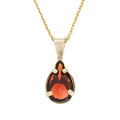 Pendentif Goutte Grenat 1,56Ct/1
