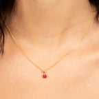 Pendentif "Puce" - Rubis: 0,74Ct/1