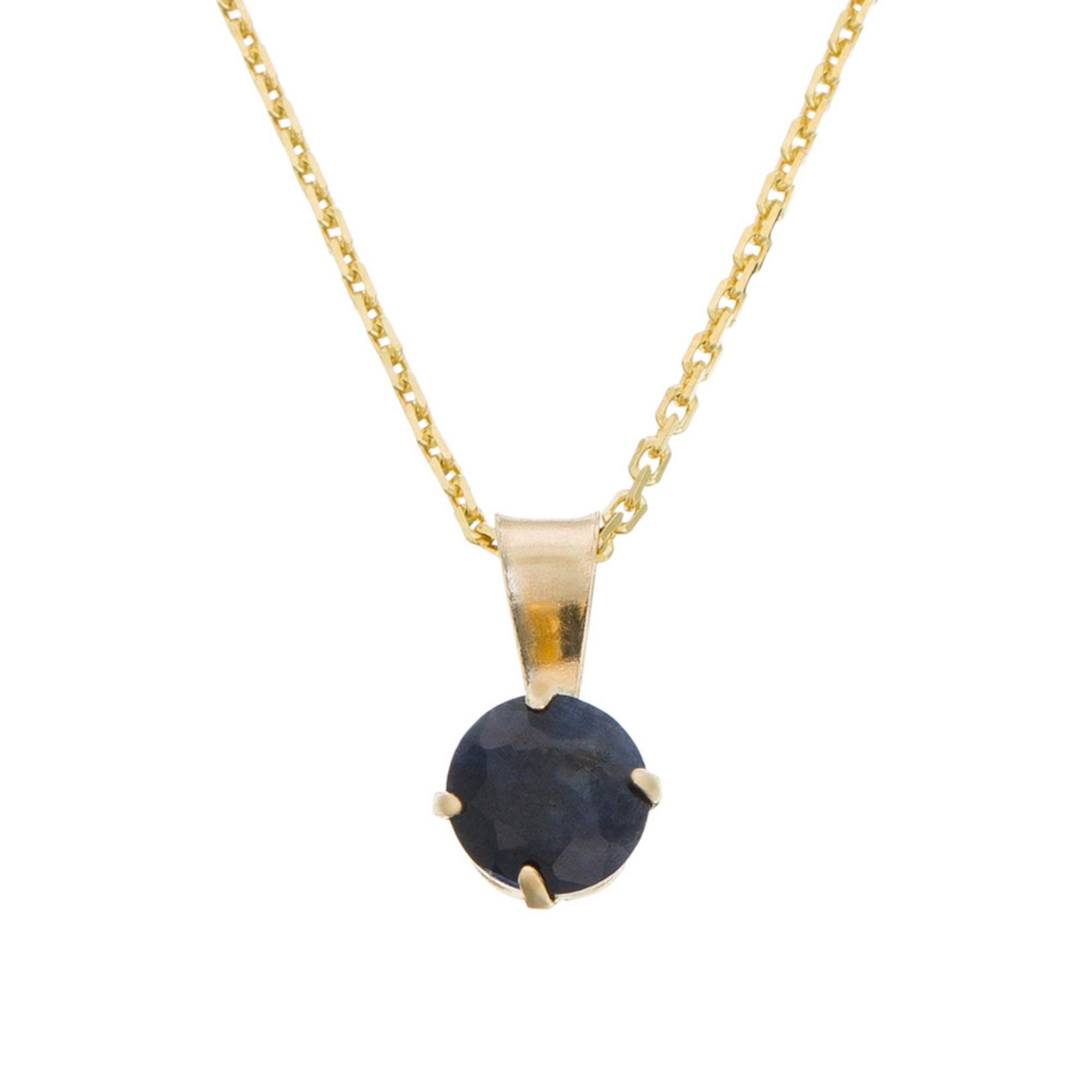 Pendentif "Puce" - Saphir Bleu: 0,70Ct/1