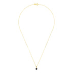 Pendentif "Puce" - Saphir Bleu: 0,70Ct/1