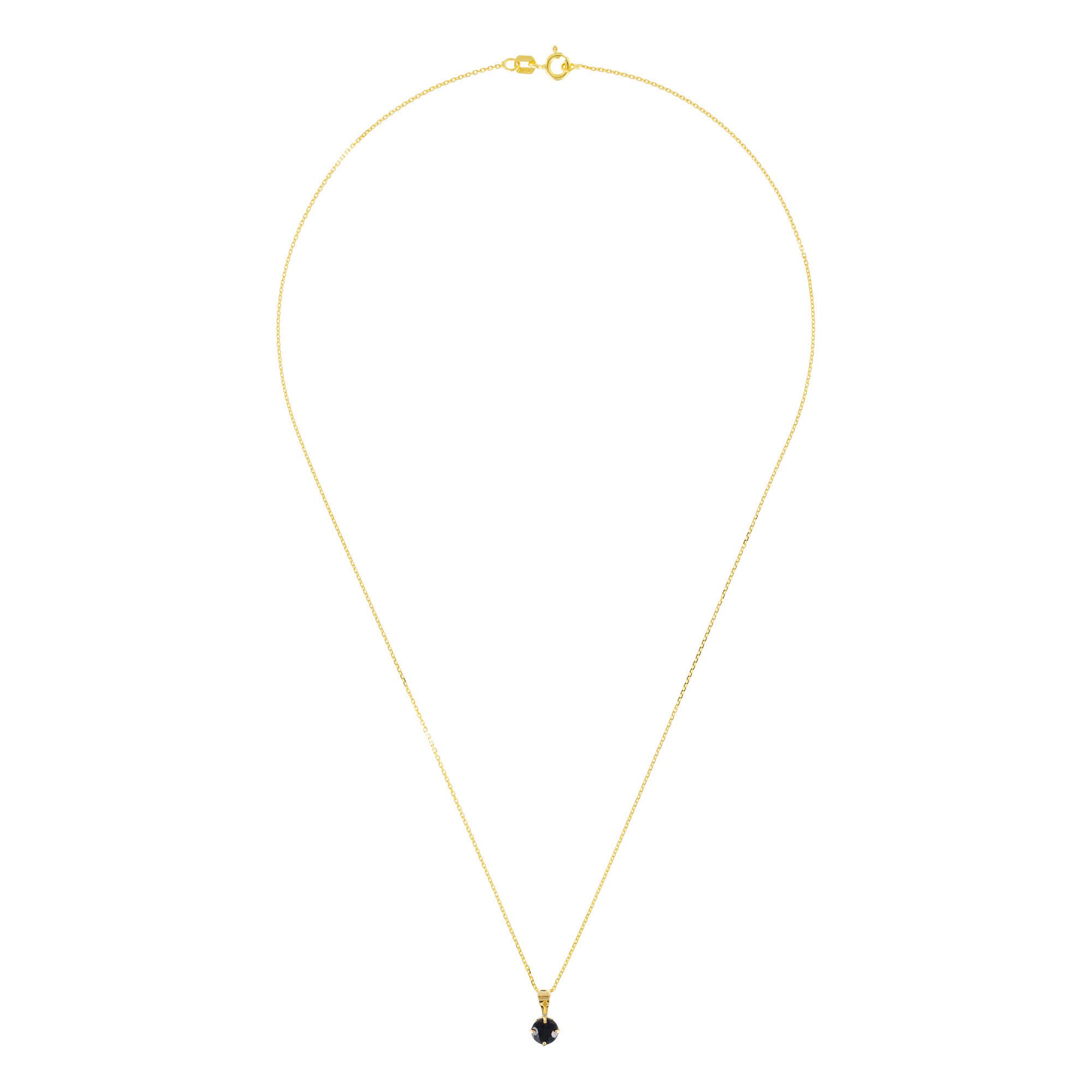 Pendentif "Puce" - Saphir Bleu: 0,70Ct/1