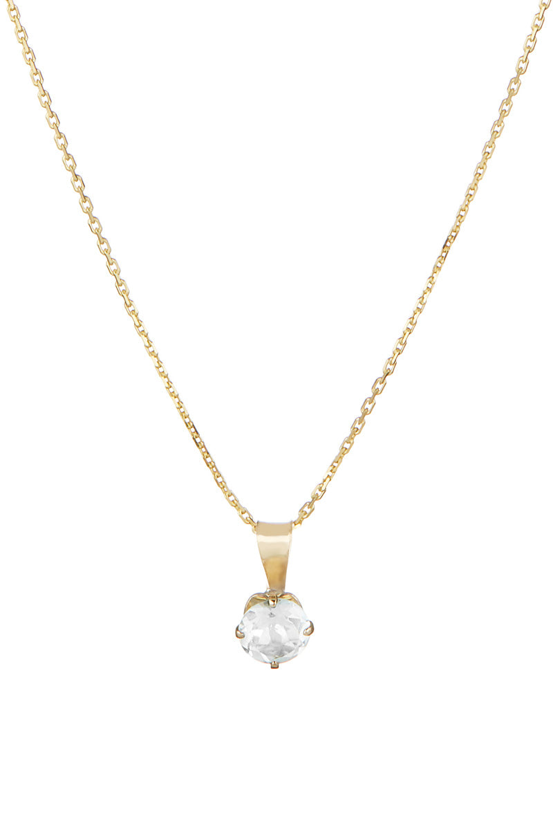 Pendentif "Puce" - Or Jaune 375/1000 Et Zirconium