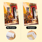 Mini Paint By Numbers 15X20Cm (6 Pieces) - European Architecture And Flowers