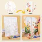 Mini Paint By Numbers 15X20Cm (6 Pieces) - European Architecture And Flowers