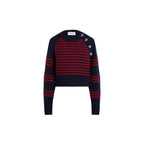 Pull - Raye Bleu/Rouge - Femme