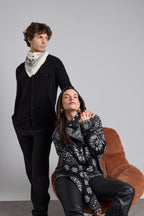 Jersey bandana Presley - Negro blanco - Mujer