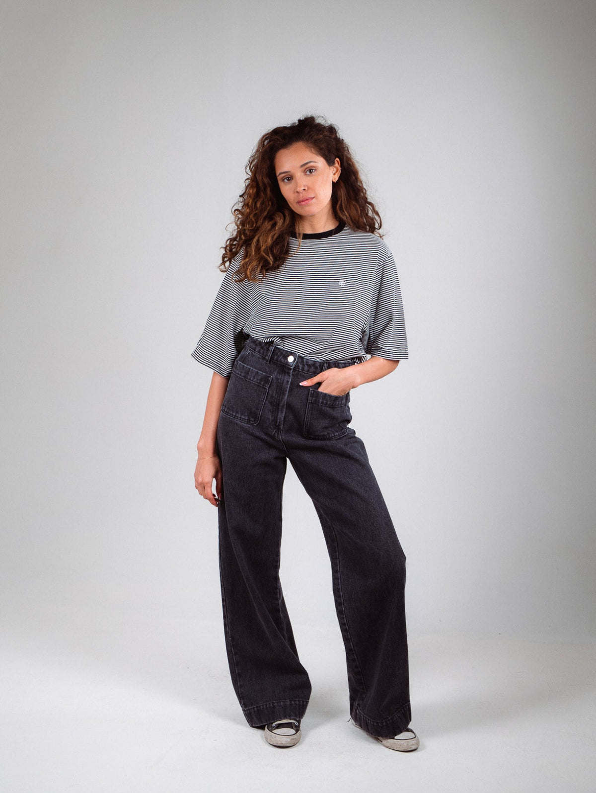 Pantaloni Jane Jeans - Antracite