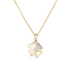 Colgante “Dilo con Flor” Diamantes 0.05/7 – Oro Amarillo 375/1000