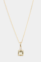 Pendentif "Tonga" D0,016/1 & Lemon Quartz 1,05/1 - Or Jaune 375/1000
