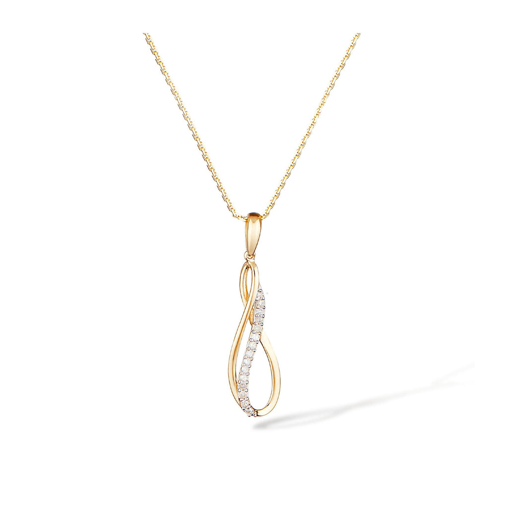 “Infinito” Pendant Diamonds 0.08/15