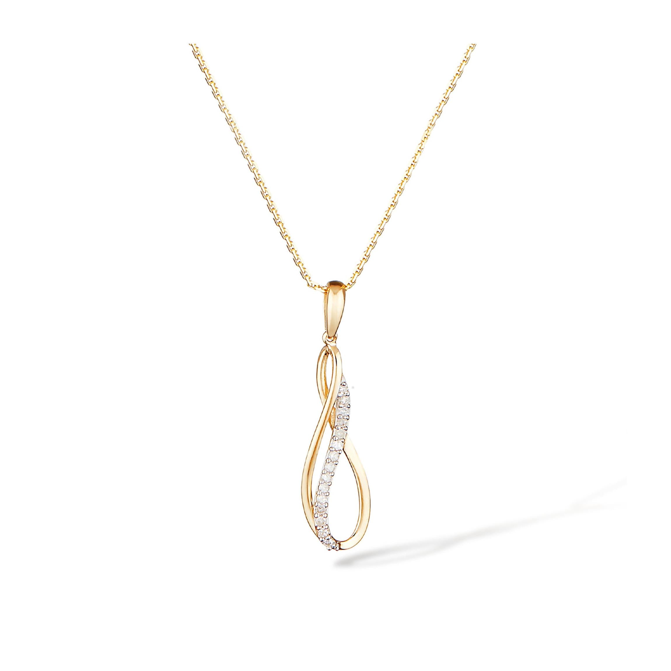 “Infinito” Pendant Diamonds 0.08/15