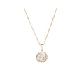 Colgante de Diamantes "Ojo de Oro" 0.09/40 - Oro Amarillo 375/1000