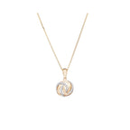 Colgante de Diamantes "Ojo de Oro" 0.09/40 - Oro Amarillo 375/1000