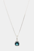 Pendentif "Tonga" D0,016/1 & Lbt1,32/1 - Or Blanc 375/1000