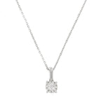Colgante de diamantes "Akna" 0.11/11 - Oro blanco 375/1000