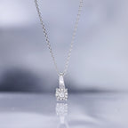 Colgante de diamantes "Akna" 0.11/11 - Oro blanco 375/1000