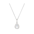Colgante "Forlia" D 0.098/28 Topacio blanco 1.09/1 - Oro blanco 375/1000