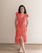 Vestido midi floral - Camille