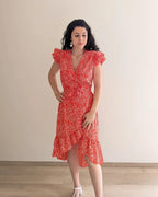 Vestido midi floral - Camille