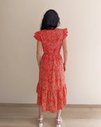 Vestido midi floral - Camille