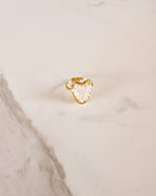 Anillo de Cuentas Nacaradas - Corazón