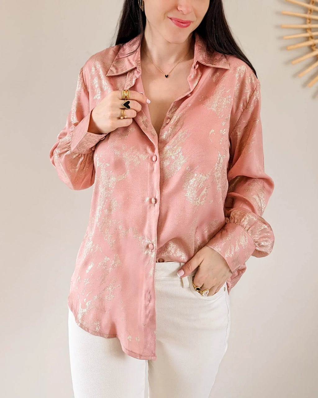 Camisa rosa polvoriento - Kara