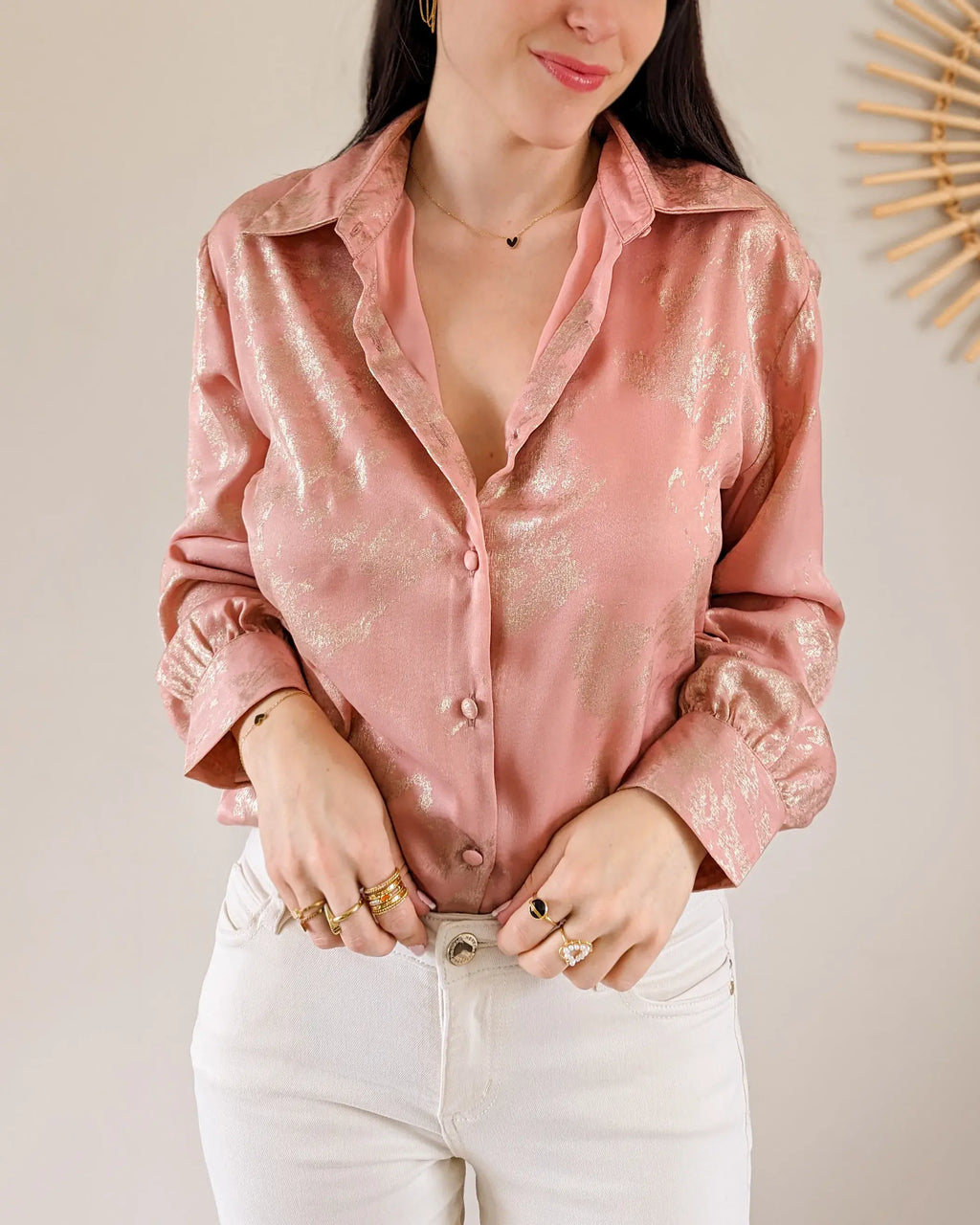 Camisa rosa polvoriento - Kara