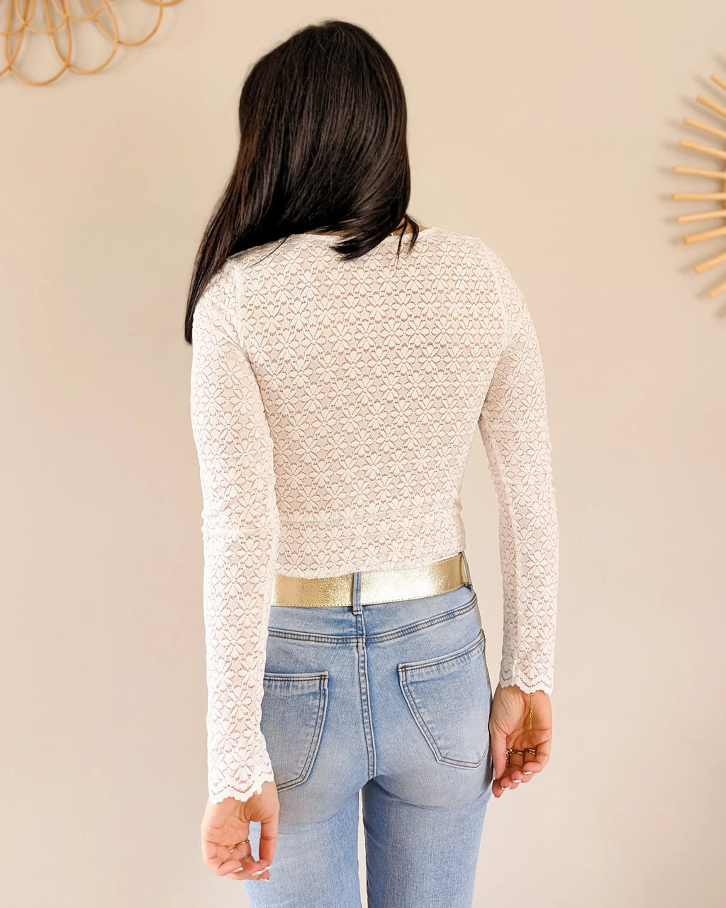Body de encaje - Florence White