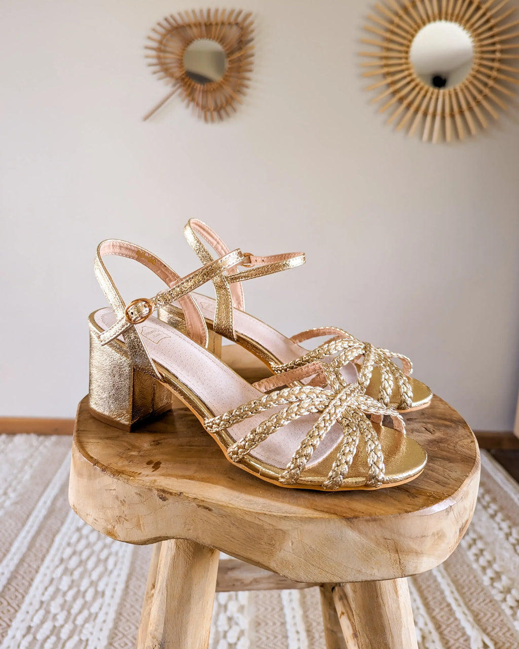 Sandalias Doradas - Goldy