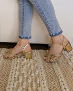 Sandalias Doradas - Goldy
