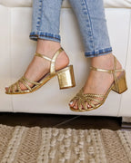 Sandalias Doradas - Goldy