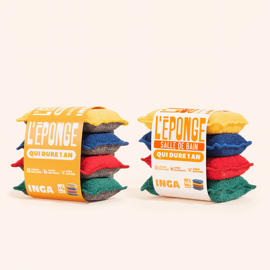 Pack Couleurs - Éponges Et Éponges Salle De Bain