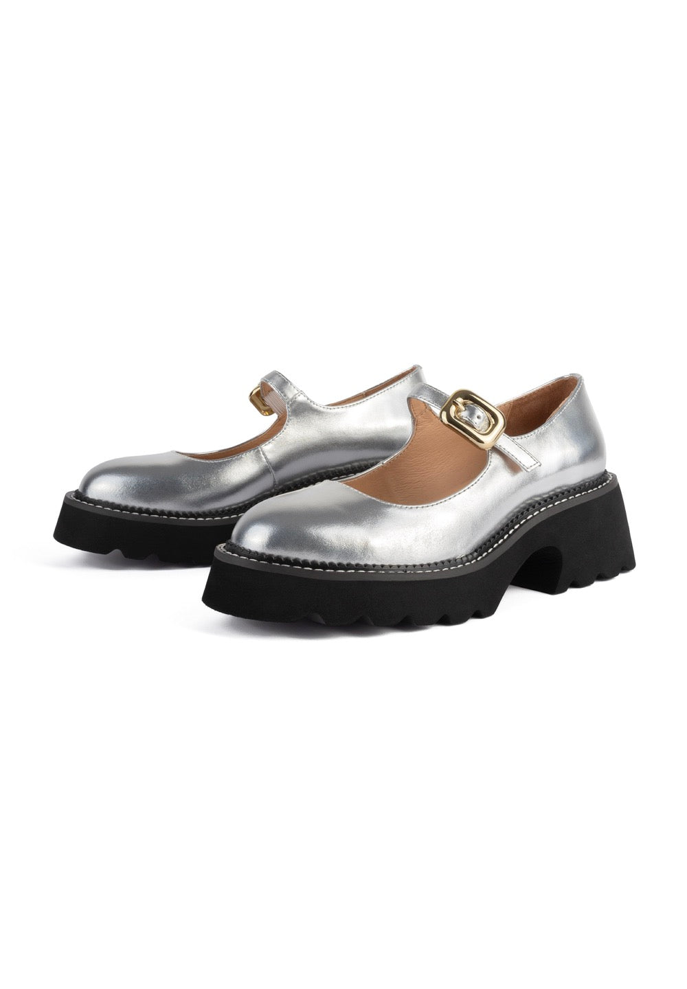Zapatos derby Four Seasons - Plata
