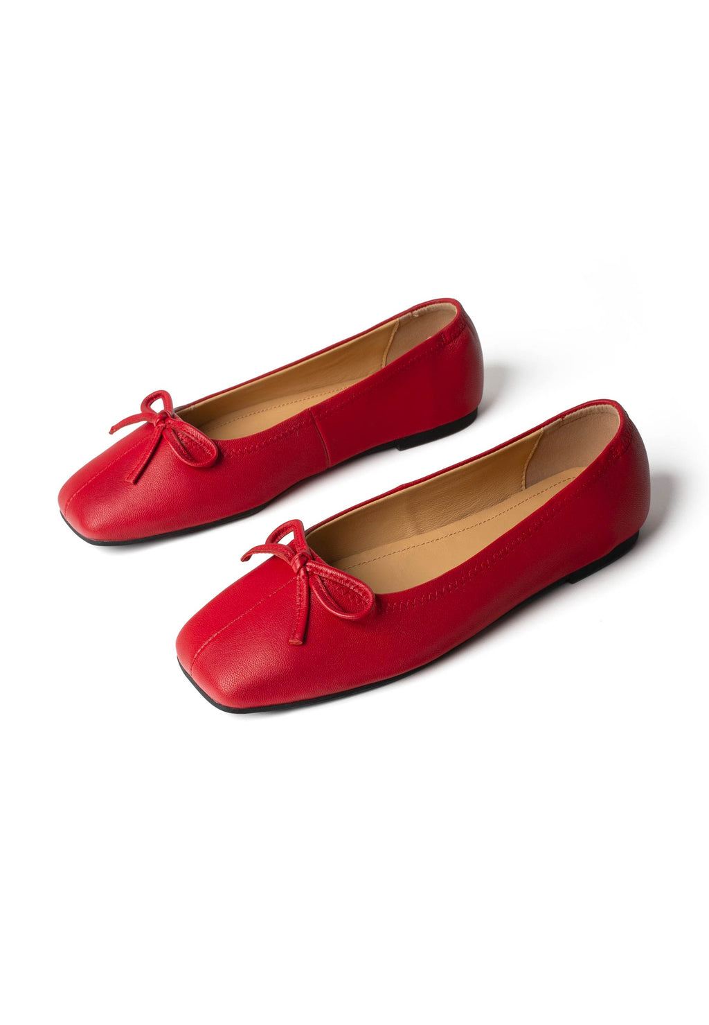 Golden Hours We Had Ballet Flats - Red