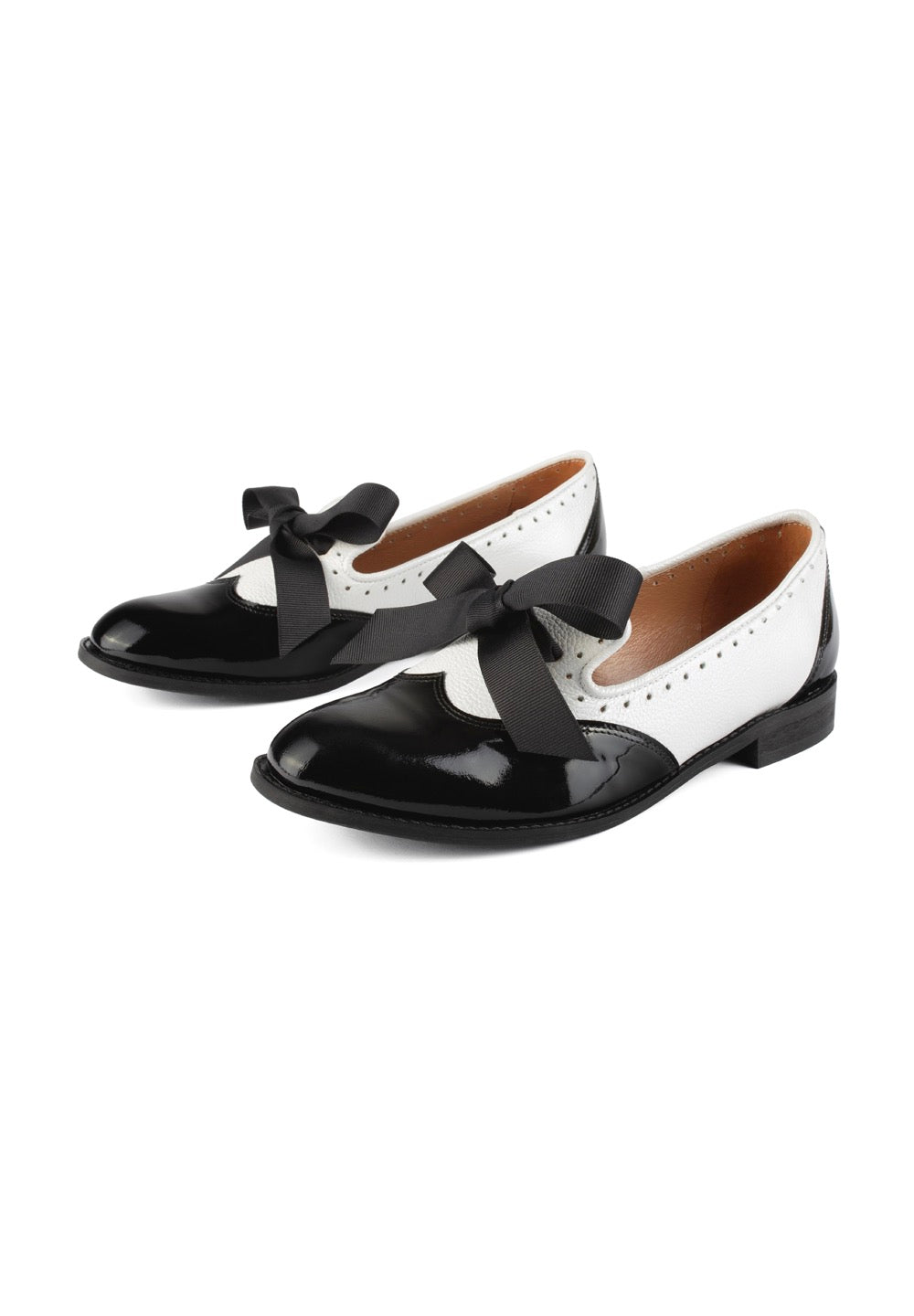 Mocasines Mouse World - Blanco Y Negro